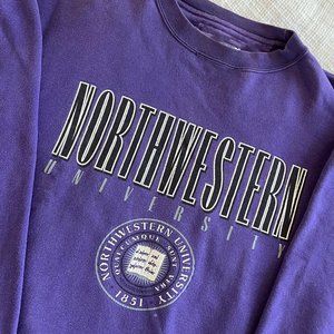 NORTHWESTERN PURPLE BLOCK LETTER shirt collection tee